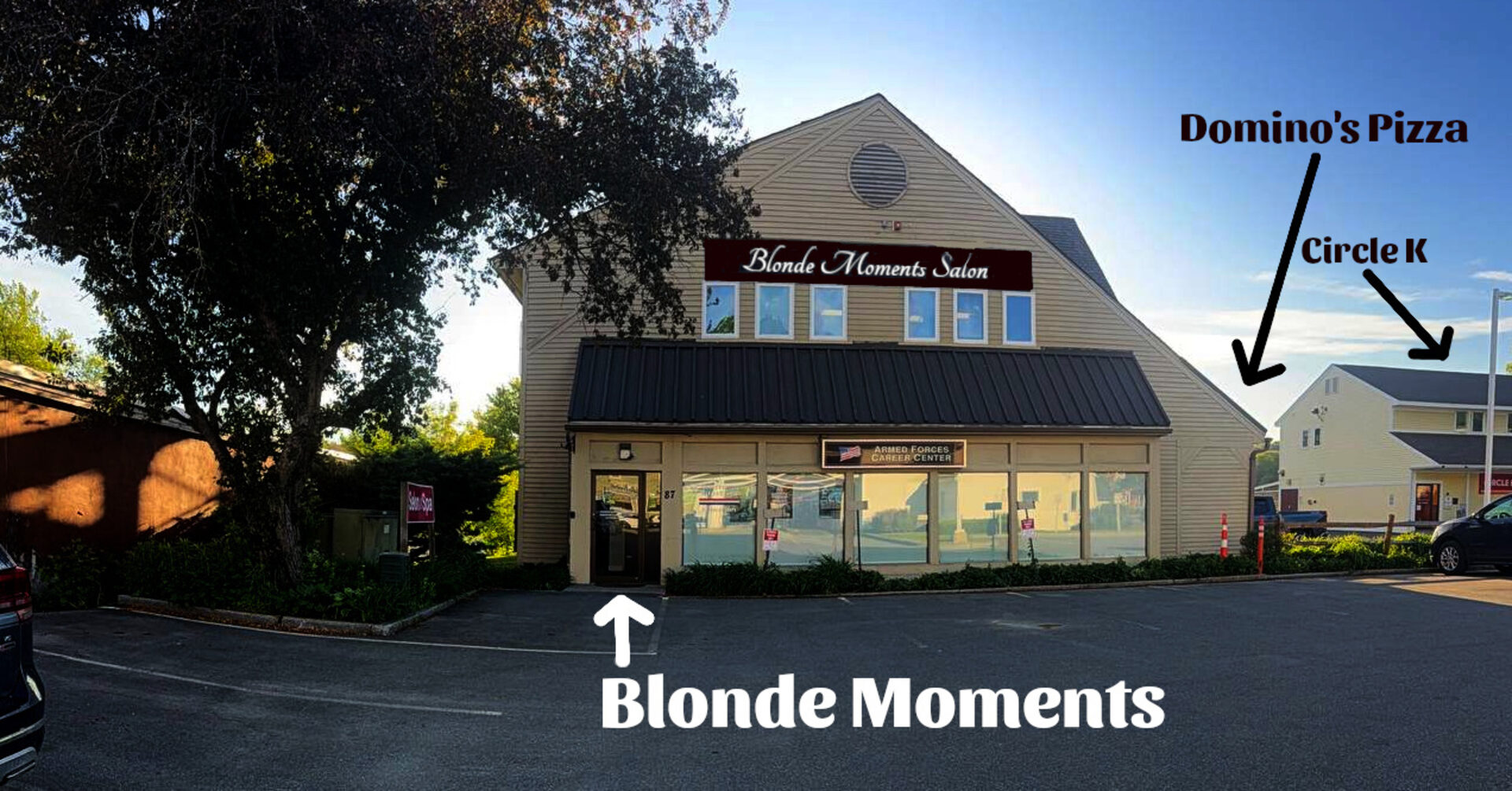 Hair stylist Megan James in West Lebanon NH